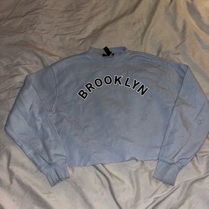 Cropped “Brooklyn” sweatshirt